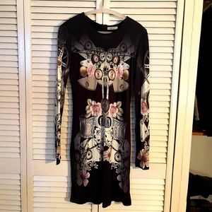 Emma Cook Mechanical Flowers Dress